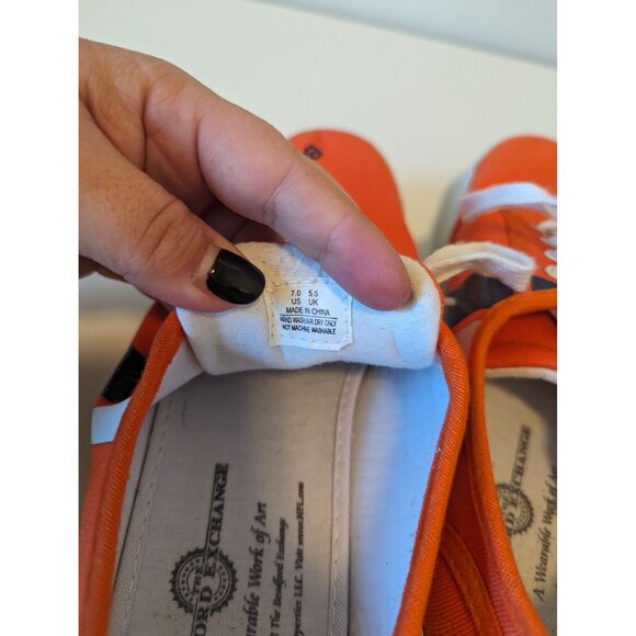 Denver Broncos Football NFL Official Licensed Bradford exchange sneakers shoes s - Picture 5 of 8